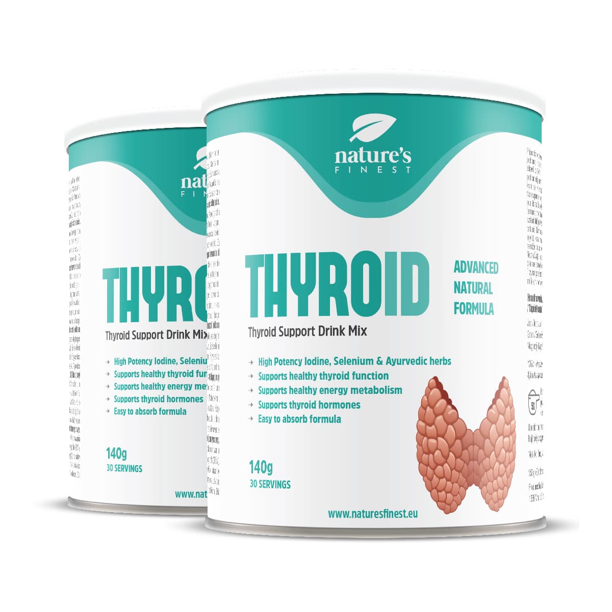 Thyroid Box , 1+1 Ajándék , Tirodin Táplálék-kiegészítő , L-tirozin , Normális Tirodin Működés , Szabályozza Az Emésztést , Természetes , 300g