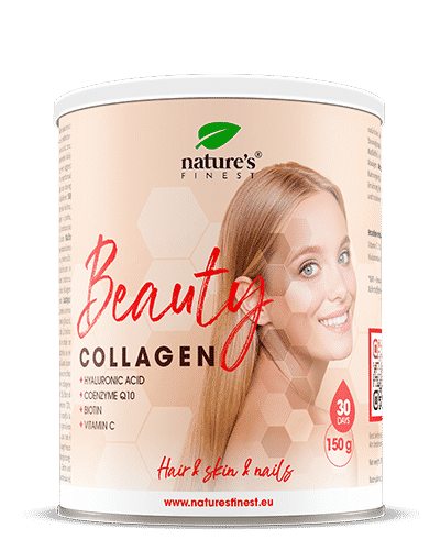 Beauty Collagen , Táplál, Hidratál és Megakadályozza A Ráncokat , Marine Collagen Peptidek , Kollagén, Hialuronsav, Q10 , Por Italhoz , 240g