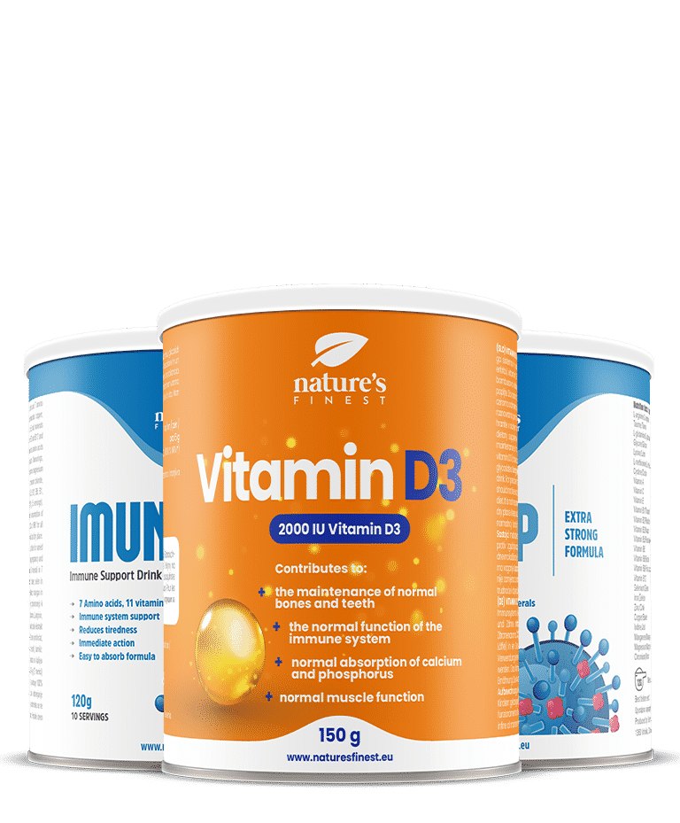 2x IMUNUP + D3-vitamin Por , 1+1 Ajándék , Támogatja Az Immunrendszert , Aminosavakat Tartalmaz , D3-vitamin Az Immun Egészségéért