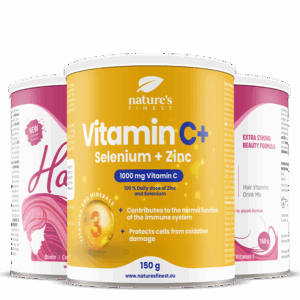 2x Hair Vitamins + Vitamin C+Selen+Cink csomag