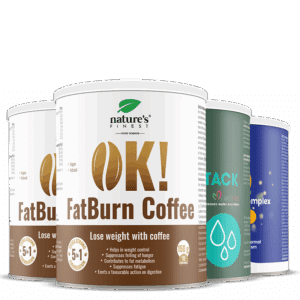 2x OK!FatBurn Coffee + Detox Aqua Attack + Golden Q10 csomag
