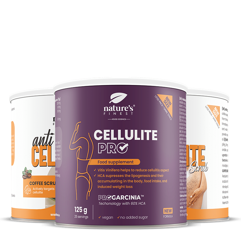 Cellulite PRO + 2x Anti Cellulite Coffee Scrub csomag