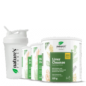 Liver + 2x Detox + NF shaker csomag
