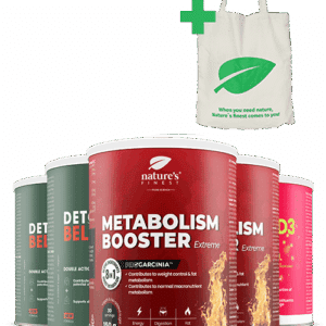 2x Detox Belly Burn + 2x Metabolism Booster Extreme + Vitamin D3 + Vitamin C + NF bag csomag