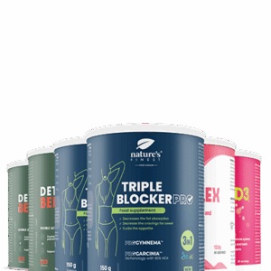 2x Detox Belly Burn + 2x Triple Blocker PRO + B-Kompleks + Vitamin D3 + Vitamin C csomag