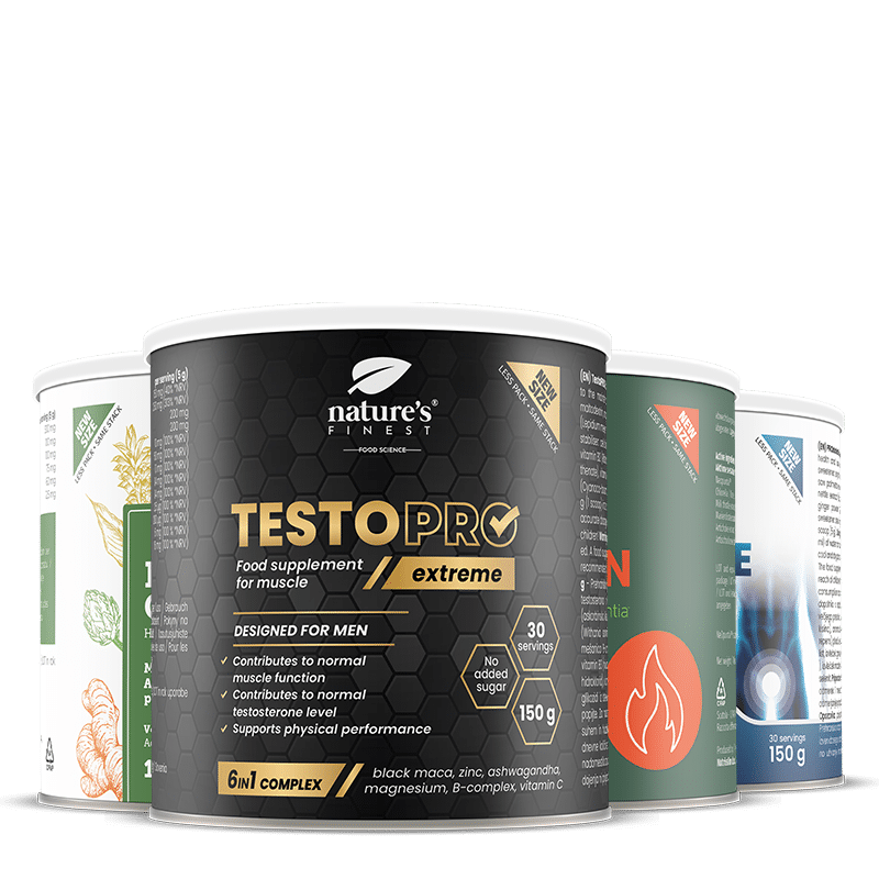 Nature's Finest Men's Bundle: Energy + Shape + Prostate Support | teszó-, méregtelenítés- és prosztataegészség-támogatás | ashwagandha,