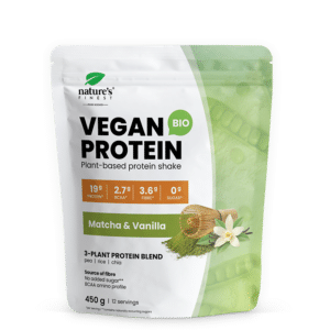 Bio Vegán fehérje – Matcha & Vanilla